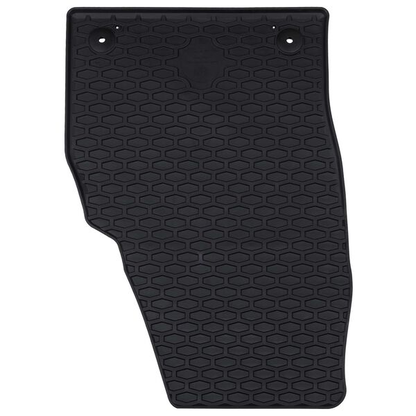 vidaXL Avto preproga 4 pcs Črna VW POLO , TAIGO Guma