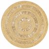 vidaXL Preproga iz ročno pletene jute 90 cm