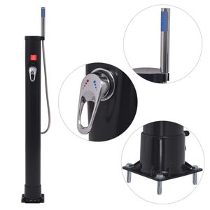 vidaXL Solarni tu&scaron; 8 L PVC jeklo