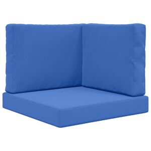 vidaXL Zunanja blazina za kavč Poliester Kraljevo modra 60 x 60 cm