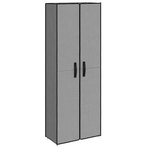 vidaXL Omarica za čevlje siva 60x30x166 cm blago