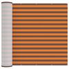 vidaXL Zaslon za zasebnost na balkonu 200 x 400 cm Blago s PU prevleko