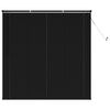 vidaXL Venecijanska žaluzija Črna 150 x 150 cm 25 mm PVC
