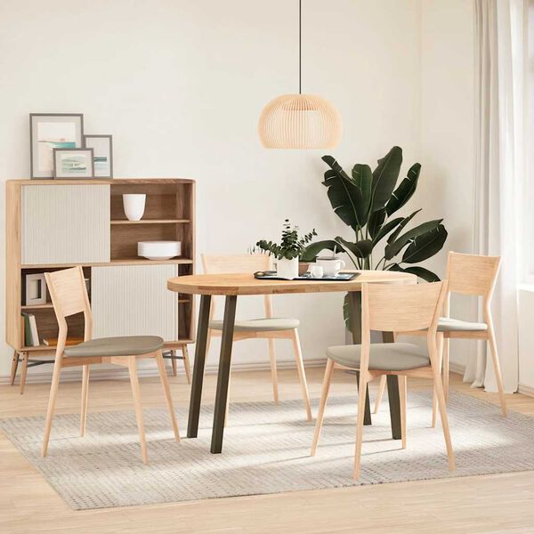 vidaXL Noge za konzolno mizico 4 kosi naravno jeklo 72 cm jeklo