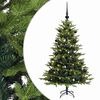 vidaXL Umetna božična jelka z bučko 150 cm 150 LED Toplo bela