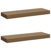vidaXL Blazine za klopi - 2 kosa VUGHT 2 pcs 100% poliester Taupe