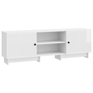 vidaXL TV omarica 150 x 31 x 50 cm Bela visok sijaj