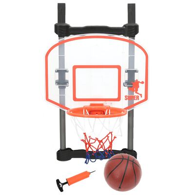 vidaXL Otroški košarkarski komplet za vrata nastavljiv
