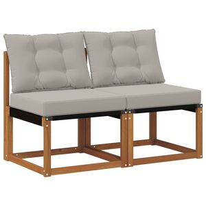 vidaXL 2 Kos Zunanja srednja sofa