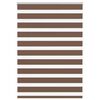 vidaXL Zebra zavesa rjava 95x100 cm &scaron;irina blaga 90,9 cm poliester