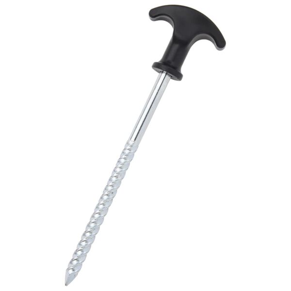 vidaXL Klini za šotor 24 kosov 17 cm Ø7 mm pocinkano jeklo