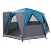 vidaXL &Scaron;otor za 6 oseb s streho Modra 425 x 396 x 222 cm