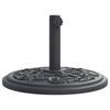 vidaXL Podstavek za senčnik za &Oslash;38/48 mm palice 12 kg okrogel