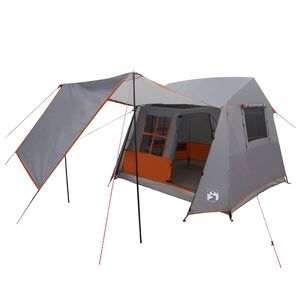 vidaXL Tunelski &scaron;otor 275 x 240 x 200 cm Siva in oranžna