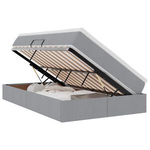 vidaXL Postelja z dodatnim prostorom za shranjevanje in vzmetnico