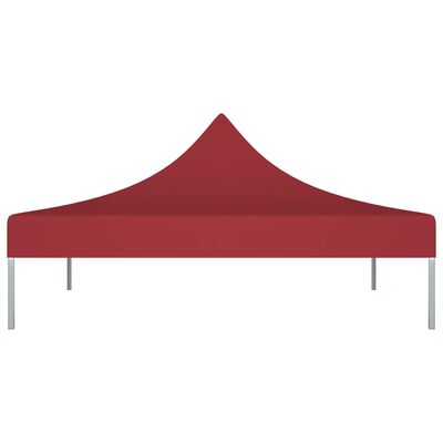 vidaXL Streha za vrtni šotor 3x3 m bordo 270 g/m²