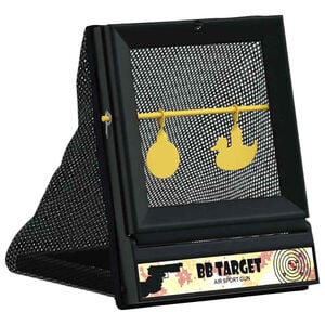 vidaXL Airsoft cilj Črna 19 x 26 x 25 cm Plastika