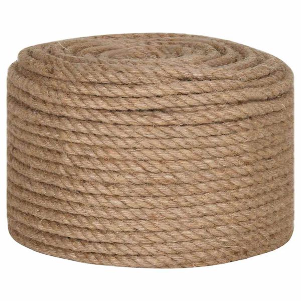 vidaXL Vrv iz 100 % jute 10 mm 100 m