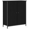 vidaXL Strani &scaron;al Črna Orehovina 70 x 30 x 80 cm Inženirski les