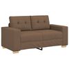 vidaXL Dvosed rjave barve 160x77x82 cm blago