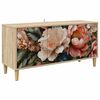 vidaXL TV omarica BORNE 102 x 33 x 50 cm Sonoma Inženirski les