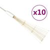 vidaXL Zunanje novoletne lučke 10 kosov toplo bele 20 cm 1400 LED