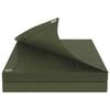 vidaXL Tarpaulin s očesi Zelena 3 x 4 m 90 gsm PE