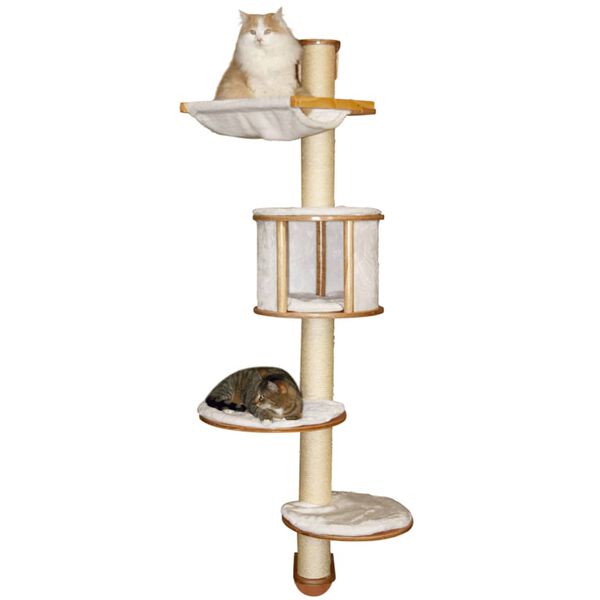 Kerbl Stensko mačje drevo Dolomit 168 cm belo