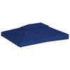 vidaXL Streha za paviljon 2-delna 310 g/m&sup2; 4x3 m modra