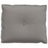 vidaXL Poglavni vzglavnik Taupe 60 x 19 x 50 cm blago
