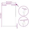 vidaXL Senčilo za Zatemnitev Okna 80 x 175 cm Sive Barve
