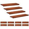 vidaXL Stopnice 12 kos 90 x 30 x 2 cm Rjava Trda bukovina