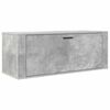 vidaXL Omarica za čevlje siva 100x35x38 cm inženirski les