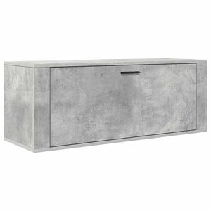 vidaXL Omarica za čevlje siva 100x35x38 cm inženirski les