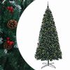 vidaXL Umetno božično drevesce s tečaji in bučkami 500 cm 900 LED