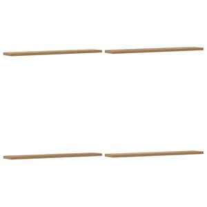 vidaXL Stenske police 4 kosi artisan hrast 60x20x1,5 cm inženirski les