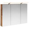 vidaXL Kopalni&scaron;ka ogledalna omara Star les 100 x 14,5 x 70 cm