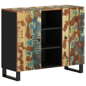 vidaXL Komoda z 2 vrati 90x33x75 cm trden predelan les