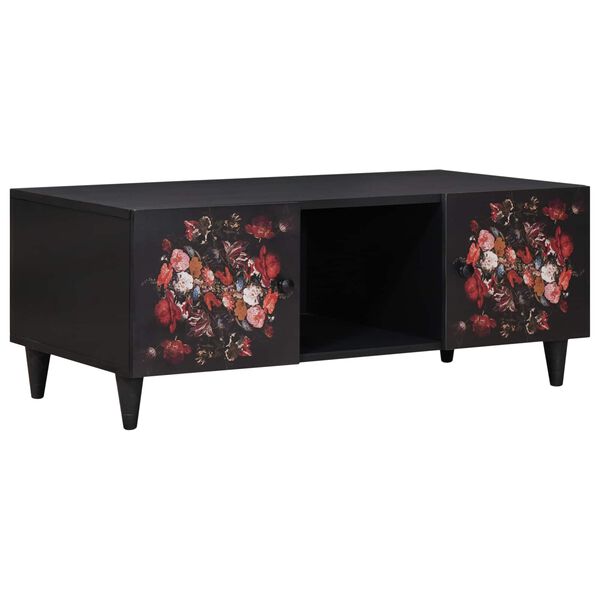 vidaXL Klubska miza večbarvno 100 x 54 x 40 cm Masiven les manga