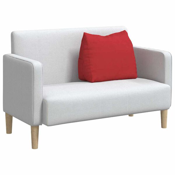 vidaXL Poglavni vzglavnik Rdeča 60 x 20 x 50 cm blago