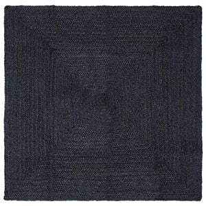 vidaXL Preproga za območje Temno siva 300 x 300 cm Juta