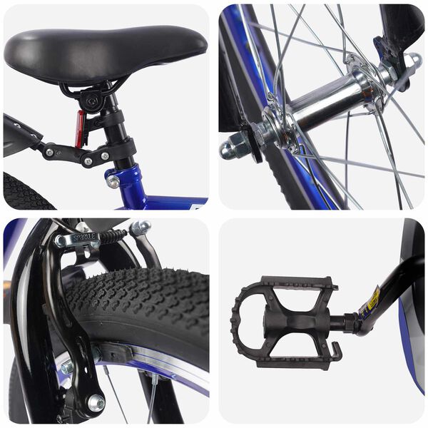 vidaXL Otro&scaron;ko Kolo 18 Palcev za 5-7 let Temno modra