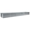 vidaXL Visoka greda pocinkano jeklo 480x80x45 cm siva