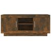 vidaXL TV omarica dimljeni hrast 102x35x45 cm inženirski les
