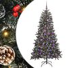 vidaXL Umestno božično drevo Zelena 180 cm PVC, plastika in jeklo