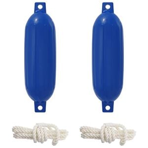 vidaXL Bumperji za čolne 2 kos &Oslash; 16 x 58 cm Modra PVC