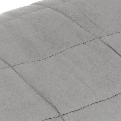 vidaXL Obtežena odeja siva 150x200 cm 11 kg blago
