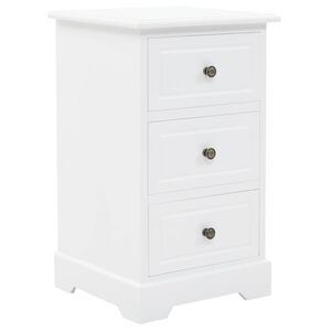 vidaXL Nočna omarica MDF in borovina 35x32x59 cm