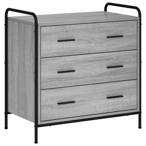 vidaXL Predalna omara Siva Sonoma 70 x 39,5 x 71 cm Inženirski les
