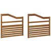 vidaXL Nasloni 2 pcs Rjava 79 x 4 x 73 cm Konstruiran les